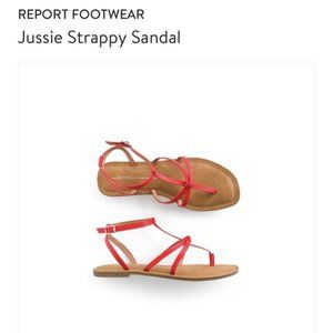 Red Jussie Strappy Sandal